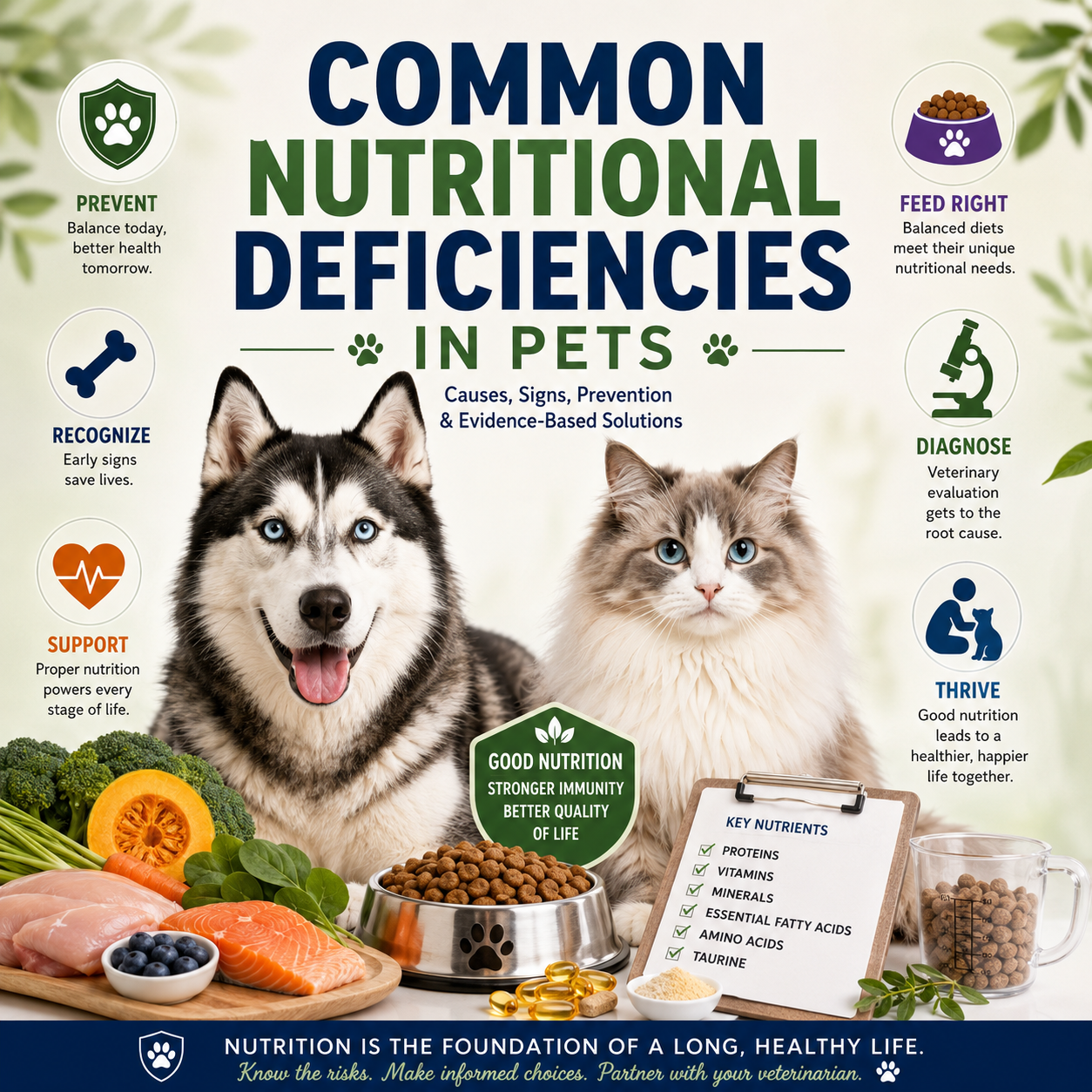 Common Nutritional Deficiencies in Pets: Evidence-Based – Aegis Pets