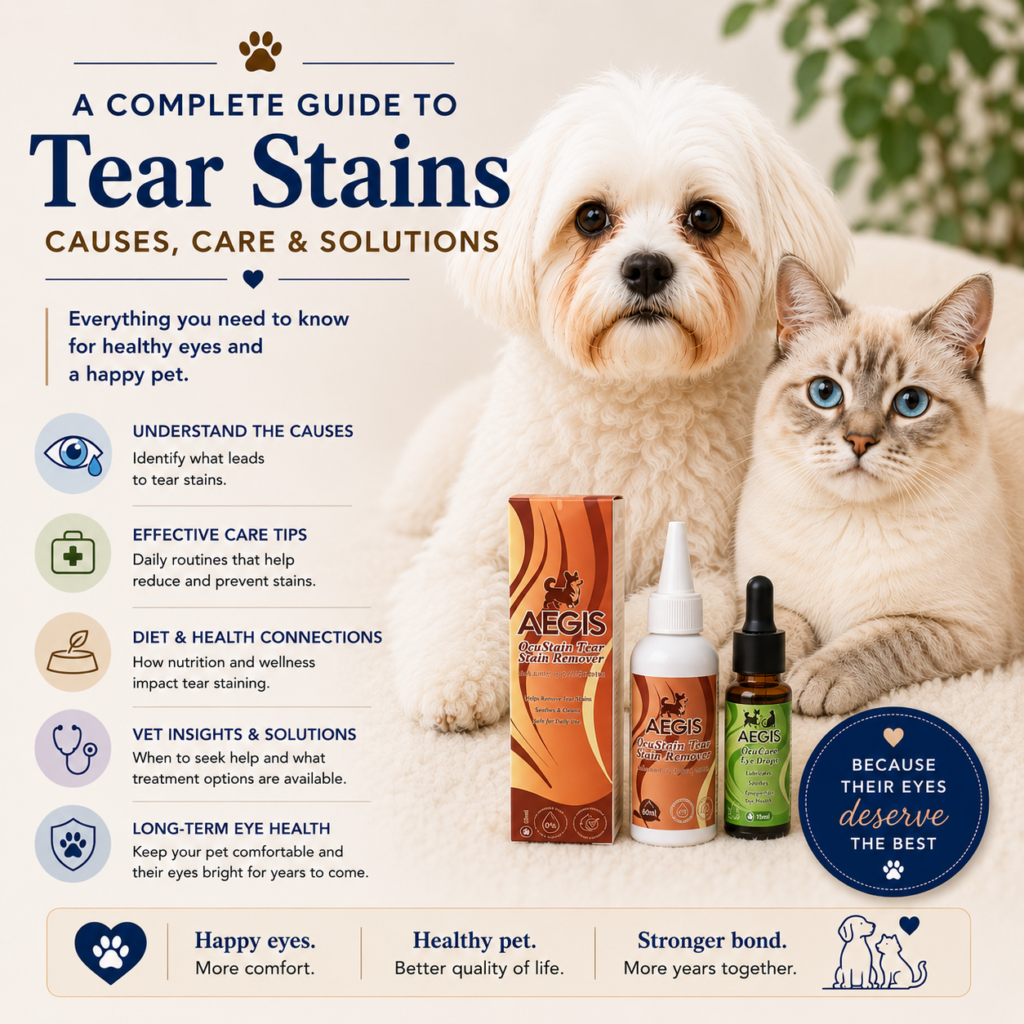 Tear Stains are they considered cosmetics or does it show a more serious underlying health issues.